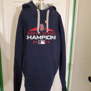 Antigua World Series Boston Red Socks Hoodie Sz M